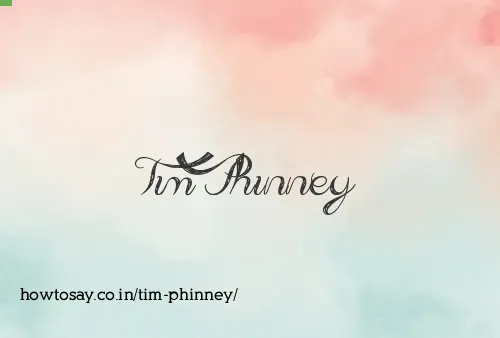 Tim Phinney
