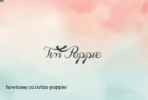Tim Poppie