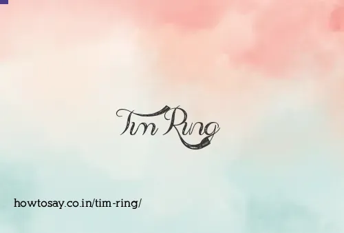 Tim Ring