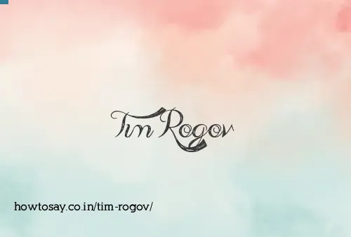 Tim Rogov