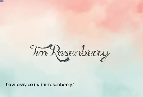 Tim Rosenberry