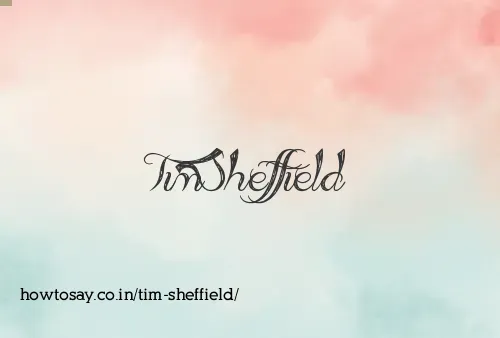 Tim Sheffield