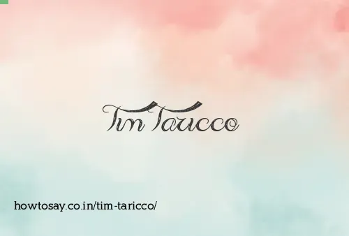 Tim Taricco