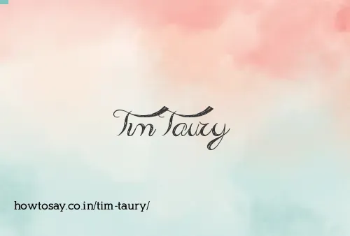 Tim Taury