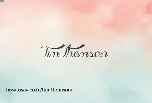 Tim Thomson