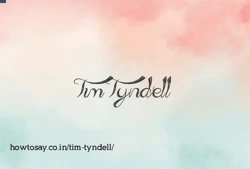 Tim Tyndell