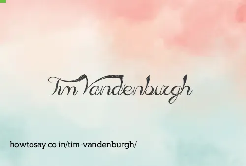 Tim Vandenburgh
