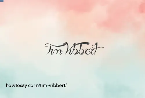 Tim Vibbert