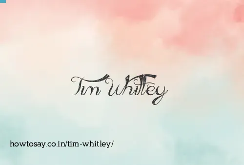 Tim Whitley