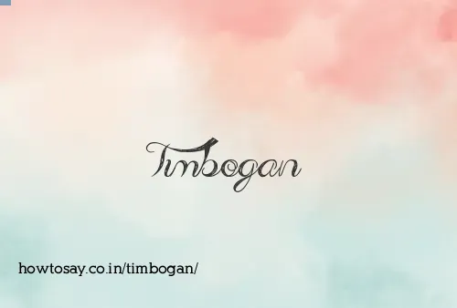 Timbogan
