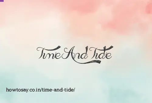 Time And Tide