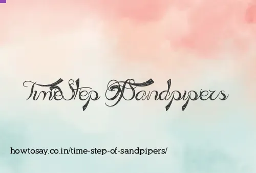 Time Step Of Sandpipers