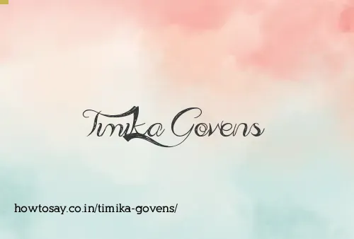 Timika Govens