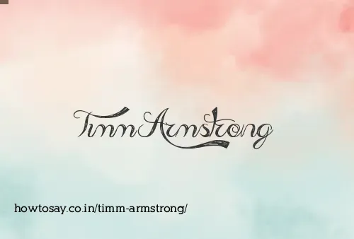 Timm Armstrong
