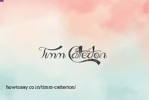Timm Catterton