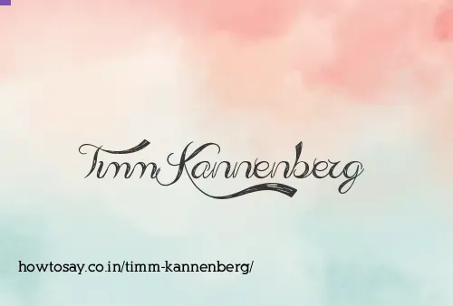 Timm Kannenberg