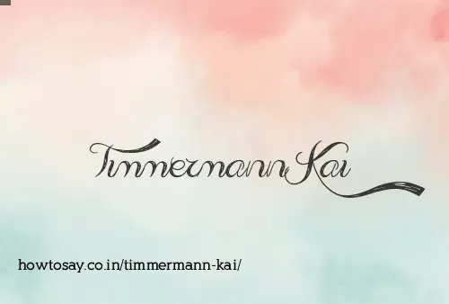 Timmermann Kai