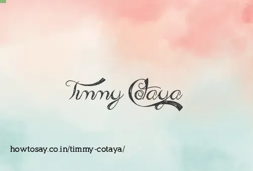 Timmy Cotaya
