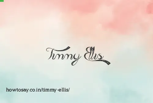 Timmy Ellis