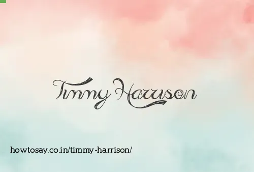 Timmy Harrison