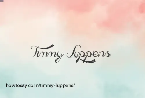 Timmy Luppens