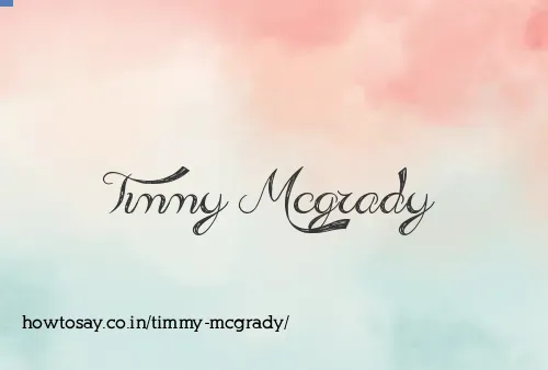 Timmy Mcgrady