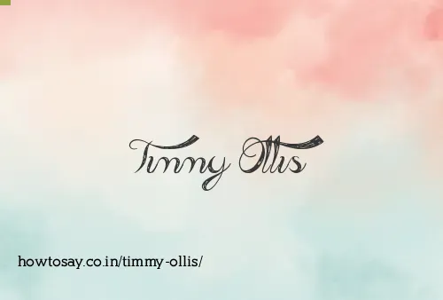 Timmy Ollis