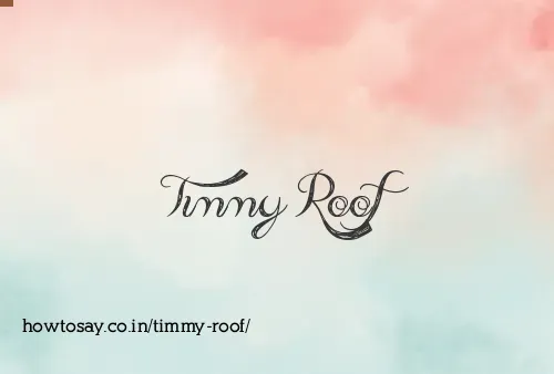 Timmy Roof