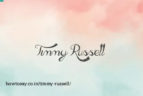 Timmy Russell
