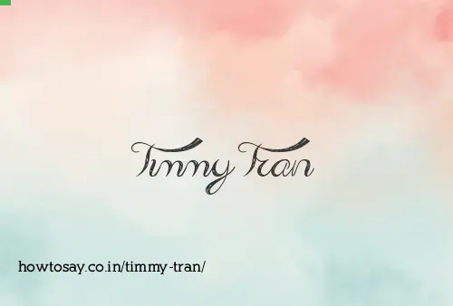 Timmy Tran