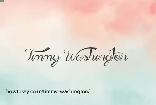 Timmy Washington