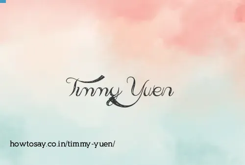 Timmy Yuen