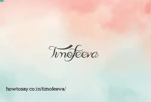 Timofeeva