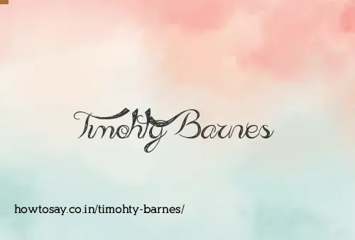 Timohty Barnes