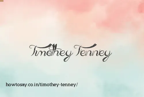 Timothey Tenney