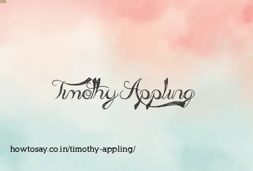 Timothy Appling