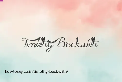 Timothy Beckwith