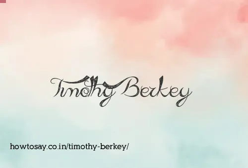 Timothy Berkey