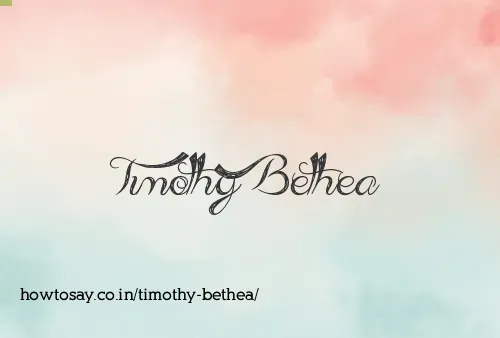 Timothy Bethea