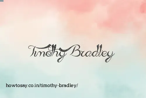 Timothy Bradley