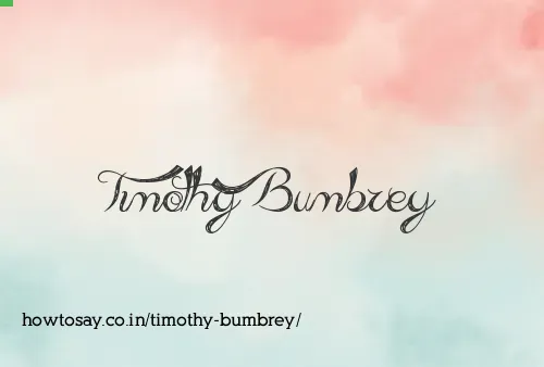 Timothy Bumbrey