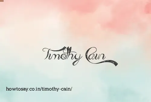 Timothy Cain