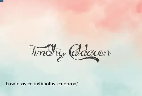 Timothy Caldaron