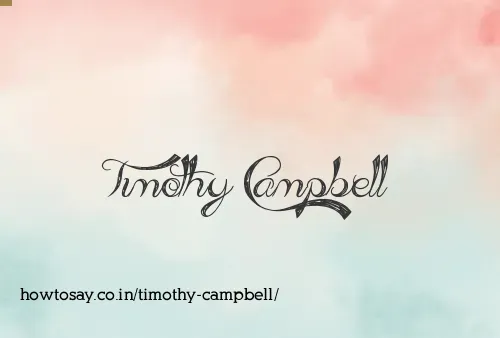 Timothy Campbell