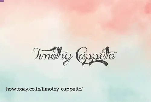 Timothy Cappetto
