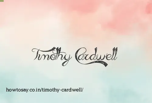 Timothy Cardwell