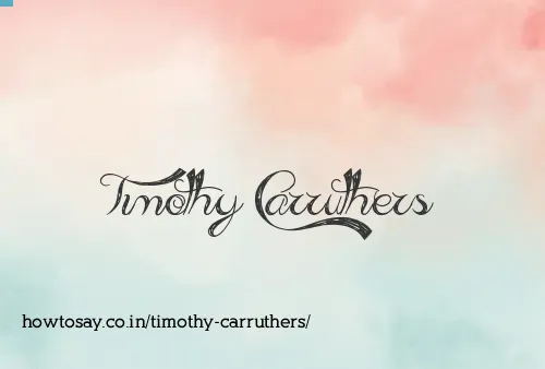 Timothy Carruthers