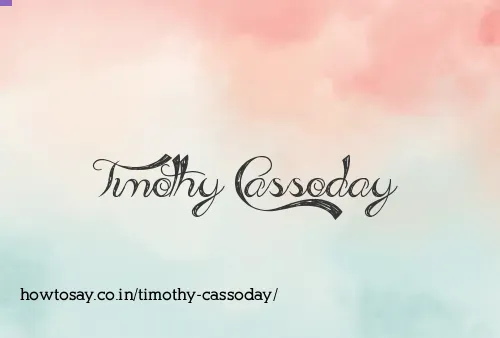 Timothy Cassoday
