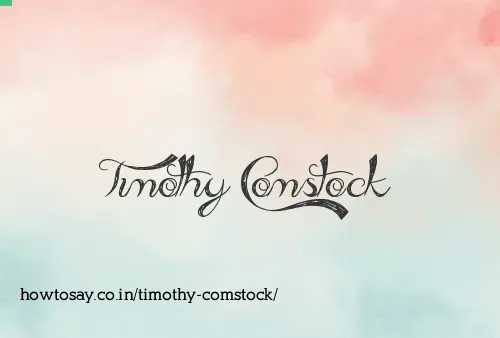 Timothy Comstock