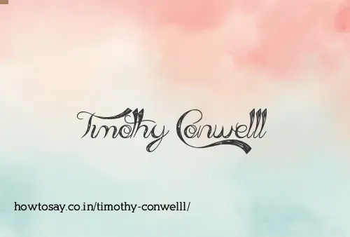 Timothy Conwelll